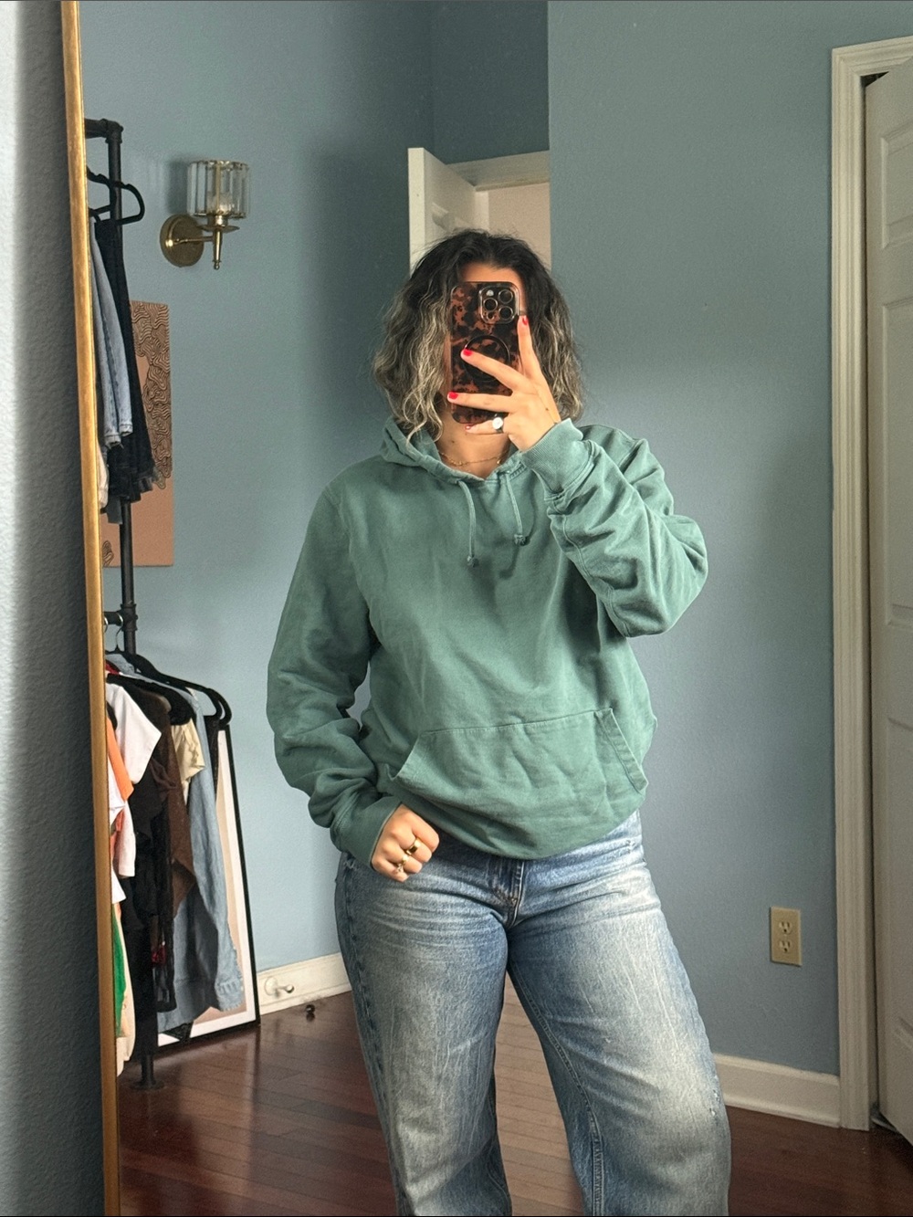 J CREW fleece hoodie